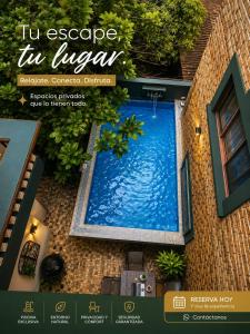 an advert for a hotel in nigeria with a swimming pool at Hotel El Campanario in Comayagua +10 photos