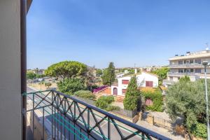 a view of a city from a balcony at Torredembarra in Torredembarra