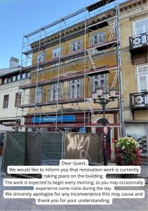 a building under construction with scaffolding on it at 3 - Casa Botticella - DonViore in Győr +4 photos