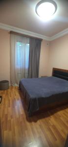 a bedroom with a bed and a large window at TN Guest House in Nor Geghi +17 photos