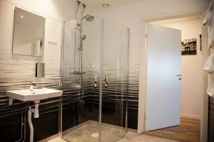 Koupelna v ubytování Hotell TunaPark