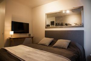 Postel nebo postele na pokoji v ubytování Hotell TunaPark