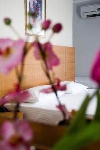 Cama o camas de una habitación en Olympion