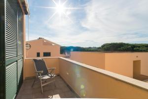 A balcony or terrace at Costabravaforrent Pedró