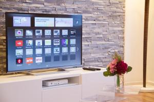 TV i/ili multimedijalni sistem u objektu Ema's Home