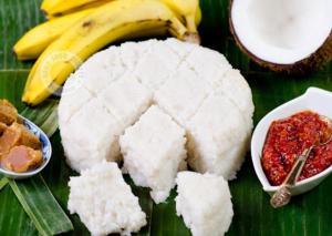 a bunch of food on top of a banana at Villa Tharu in Hikkaduwa +62 photos