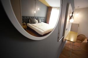 Postel nebo postele na pokoji v ubytování Hotel Corte Quadri