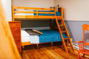 Postel nebo postele na pokoji v ubytování Gîte TerreCiel