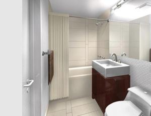 a bathroom with a sink and a toilet at rock sidecoast in Quismondo