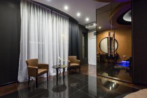 منطقة جلوس في Hotel Crystal Light