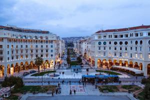 a view of a city street with buildings at Electra Palace Thessaloniki in Thessaloniki