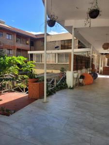 an empty courtyard of an apartment building at Lantana Luxe in Nairobi