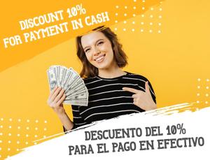 a young woman holding a bunch of money at AVENTURA STUDIOS with TROPICAL POOL - playa LOS CORALES in Punta Cana