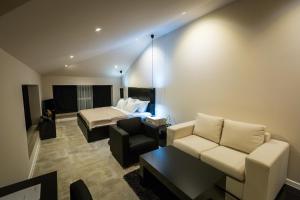 منطقة جلوس في Hotel Crystal Light