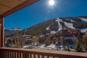 a view from the balcony of a ski resort at Copper Springs Lodge 301 in Copper Mountain +44 photos