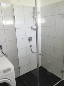 Phòng tắm tại Ferienhaus Brueckner