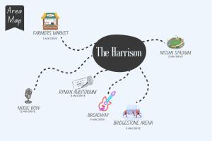 an illustration of the hanazonian map at Riverfront Condo in DT in Nashville