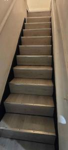 a set of stairs in a building at Nowell walk in Leeds