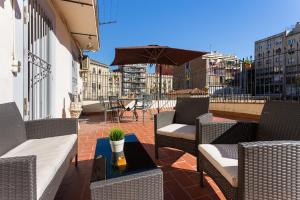 Balcony o terrace sa Apartment Link BCN City Center