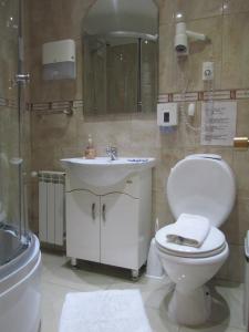 Phòng tắm tại Patagonia Swiss House