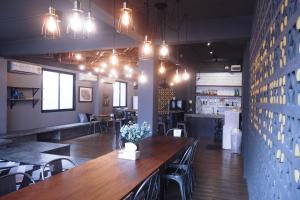 Köök või kööginurk majutusasutuses Silom Space Hostel