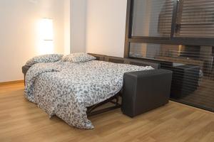 Posteľ alebo postele v izbe v ubytovaní Apartamento Eursu centro con piscina