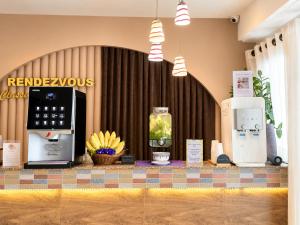 a counter with appliances on it in a store at Rendezvous Classic House in Chiang Mai