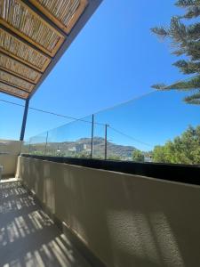 a view from the roof of a house with a view at Nikos Apartments & Studios in Plakias