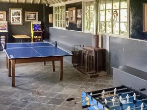 a room with a ping pong table in a room at Cokaynes -Rxx9 in Stanton in Peak