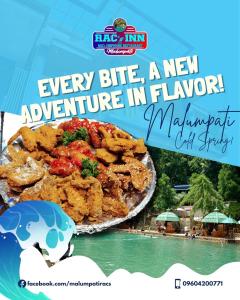 a flyer for a new adventure in flippantantaughagency cutney with at RAC's Inn Malumpati in Pandan