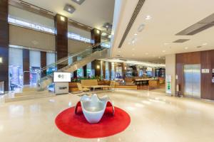 O zonă de relaxare la Point Hotel Taksim +144 fotografii