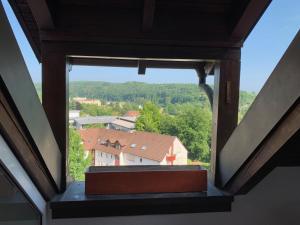 a view from a window in a building at Loggia in Stockach