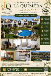 a brochure for a luxury villa in lahore at La Quimera in El Ronquillo