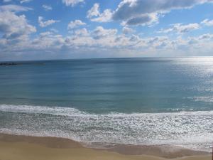 a view of the ocean from the beach at Apartment complex Mirage of Nessebar in Nesebar