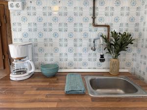 a kitchen counter with a sink and a mixer at El Rincón de Laura - Quesada in Quesada +48 photos