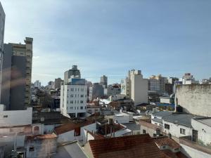 a view of a city skyline with buildings at Ventanas A LA CIUDAD in Mar del Plata