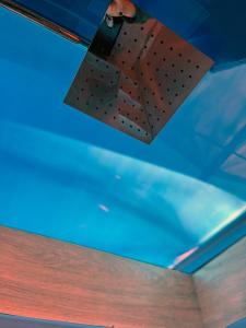 a view of the ceiling of a room at Fenlea Resort Glamping Cocoon in Hampton