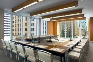 a large conference room with a long table and chairs at The Westin Minneapolis in Minneapolis +96 photos