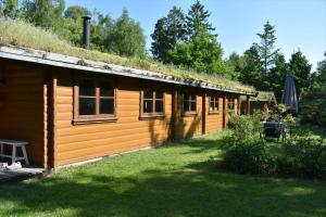 a log cabin with a grass roof at 10084-1-Rorvig-Sondervangen-12 in Rørvig