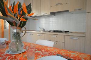 Kuchnia lub aneks kuchenny w obiekcie Riva Beach Apartment
