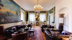 Posezení v ubytování Store Restrup Manor House