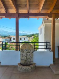 a view from the balcony of a house at Sofia Apartments- Melidoni in Melidhónion