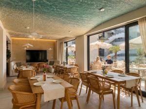 Et opholdsområde på Avenue Hotel