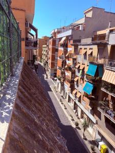 a view of a city street with buildings at La Terrazza in Civitavecchia