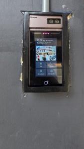 a cell phone is attached to a wall at apartamento tipo loft en sabaneta in Sabaneta