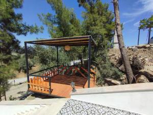a pavilion with a basketball hoop on top of it at MAİ Sarıgerme in Sarigerme
