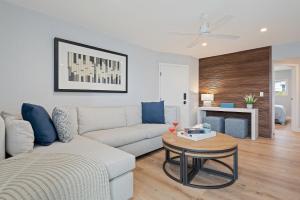 a living room with a couch and a table at Carpinteria Shores CS 107 in Carpinteria
