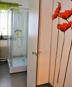 Ванная комната в Södra Bergets Vandrarhem