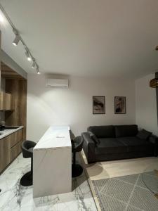 a living room with a couch and a table at Adagio Studio Bar in Bar