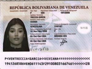 a fake passport with a picture of a woman at Wayanad Villa in Wayanad